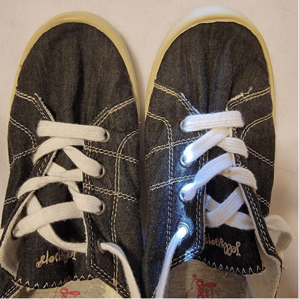 JELLYPOP Navy Dallas Sneakers EUC - 10 - Picture 6 of 8